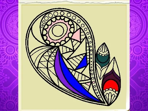 Mandala Coloring igra online - igraj besplatno