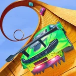 Mega Ramp Car Stunt Racing Mania igra online - igraj besplatno