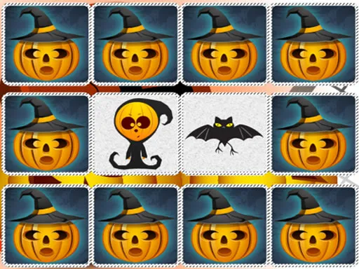 Memory Kids Halloween Game igra online - igraj besplatno