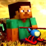 Minecraft Helicopter Adventure igra online - igraj besplatno