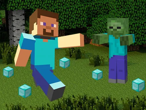 Minecraft Hidden Diamond Blocks igra online - igraj besplatno