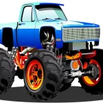 Monster Truck Puzzle igra online - igraj besplatno