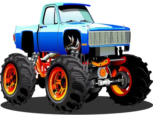 Monster Truck Puzzle igra online - igraj besplatno