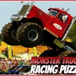 Monster Trucks Racing Puzzle igra online - igraj besplatno