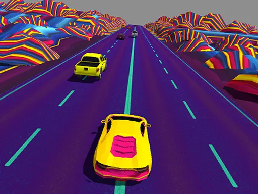Neon Race Retro Drift igra online - igraj besplatno