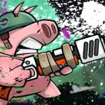Piggy soldier super adventure igra online - igraj besplatno