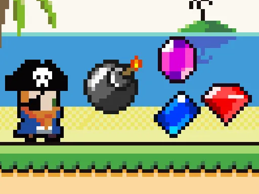 Pirate Bomber – Jewel Hunter igra online - igraj besplatno