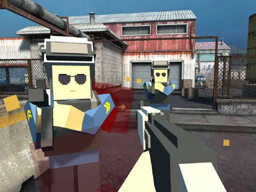 Pixel Factory Battle 3D.IO igra online - igraj besplatno