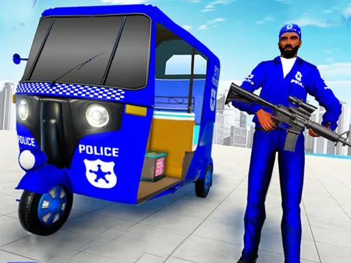 Police Auto Rickshaw Drive igra online - igraj besplatno