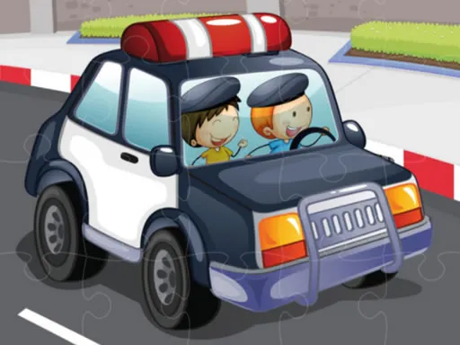 Police Cars Jigsaw Game igra online - igraj besplatno