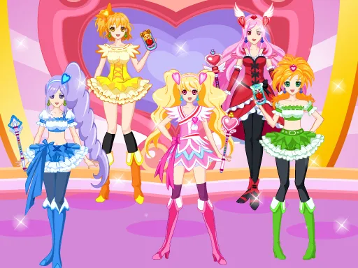 Pretty Cure 4 igra online - igraj besplatno