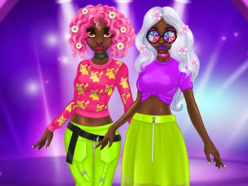Princess Incredible Spring Neon Hairstyles igra online - igraj besplatno