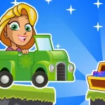 Princess Rapunzel Car Racing Adventure igra online - igraj besplatno