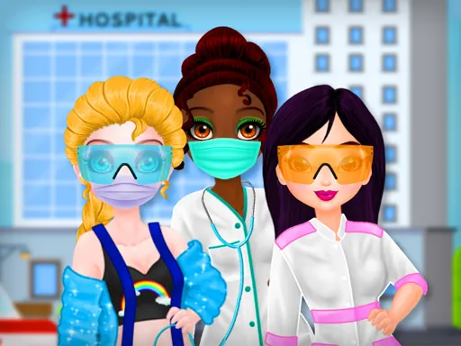 Princesses VS Epidemic igra online - igraj besplatno