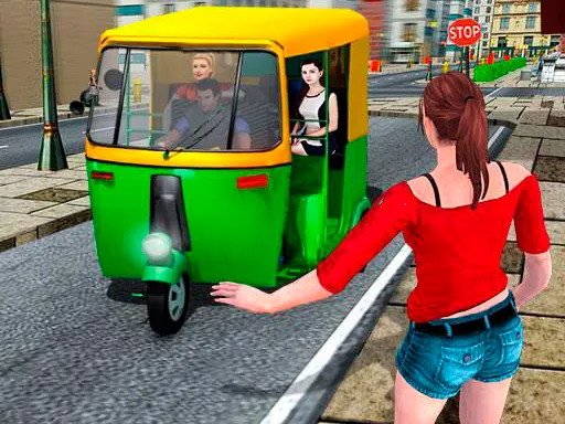 Public Tricycle Rickshaw Driver igra online - igraj besplatno