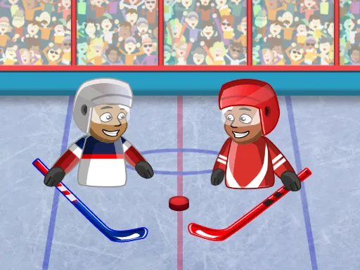 Puppet Hockey Battle igra online - igraj besplatno