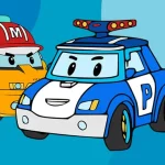 Robocar Poli Coloring Book igra online - igraj besplatno