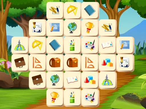 School Mahjong Deluxe igra online - igraj besplatno