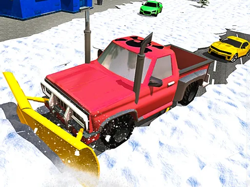 Snow Plow Jeep Simulator 3D igra online - igraj besplatno