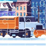 Snow Plow Trucks Jigsaw igra online - igraj besplatno