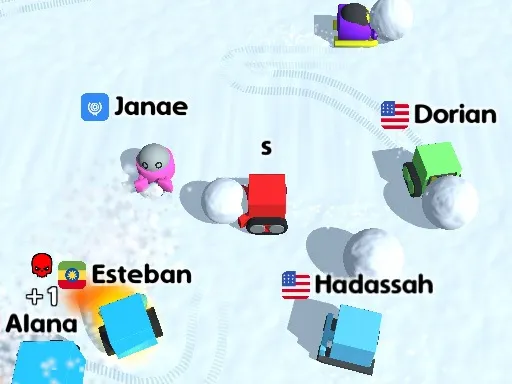 Snow War .io igra online - igraj besplatno