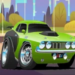 Speedy Muscle Cars Jigsaw igra online - igraj besplatno