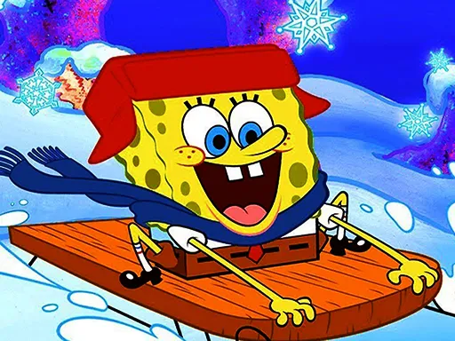 SpongeBob Winter Puzzle igra online - igraj besplatno