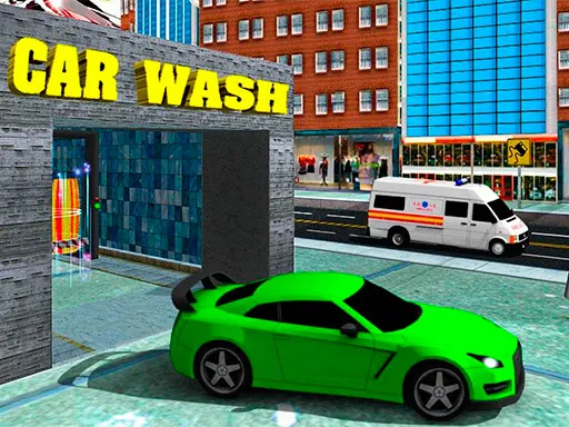 Sports Car Wash Gas Station igra online - igraj besplatno
