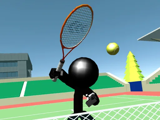 Stickman Tennis 3D igra online - igraj besplatno
