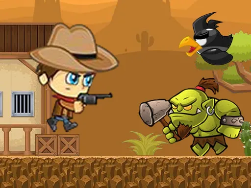 Super Cowboy Running igra online - igraj besplatno