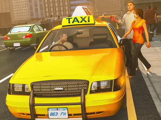 Taxi Driver Simulator 3D igra online - igraj besplatno