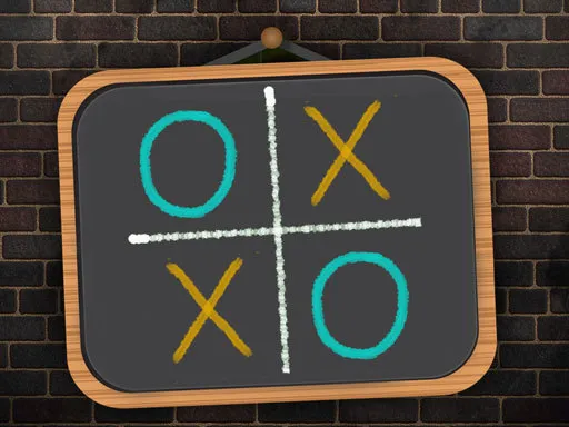 Tic Tac Toe Blackboard igra online - igraj besplatno
