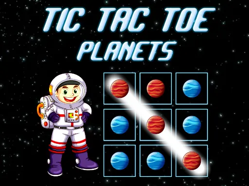 Tic Tac Toe Planets igra online - igraj besplatno