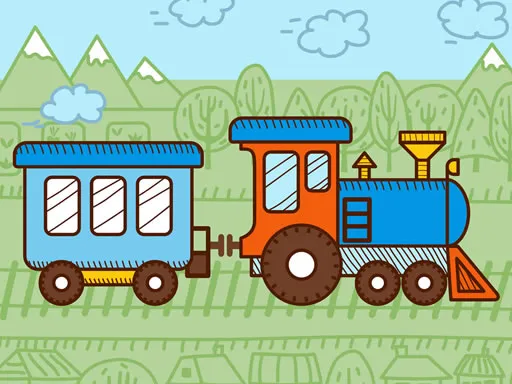 Trains For Kids Coloring igra online - igraj besplatno