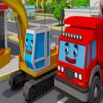Trucks and Digger Jigsaw igra online - igraj besplatno