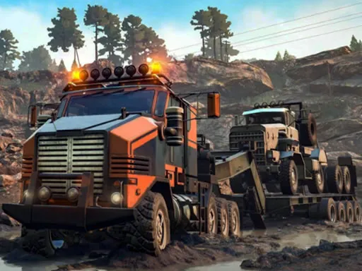 Trucks in Mud Jigsaw igra online - igraj besplatno