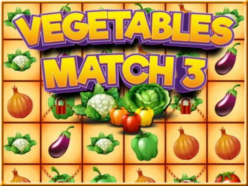 Vegetables Match 3 igra online - igraj besplatno