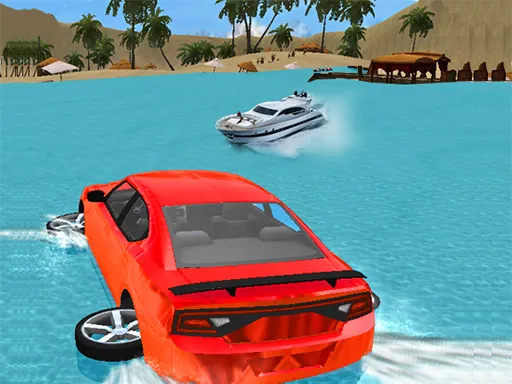 Water Slide Car Race igra online - igraj besplatno
