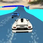 Water Slide Cars igra online - igraj besplatno