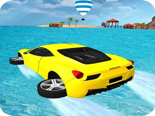 Water Surfing Car Stunts Game 3D igra online - igraj besplatno