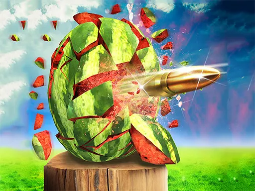 Watermelon Shooting 3D igra online - igraj besplatno