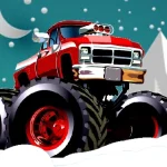 Winter Monster Trucks Race igra online - igraj besplatno