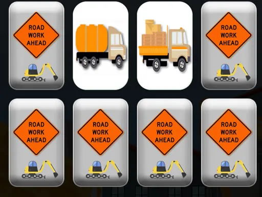Work Trucks Memory igra online - igraj besplatno