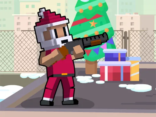 Xmas Rooftop Battles igra online - igraj besplatno