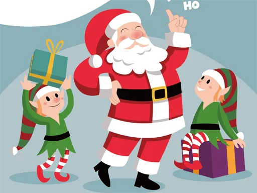Santa Merry Xmas Puzzle igra online - igraj besplatno