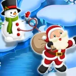 Santa SnowMan Jump igra online - igraj besplatno