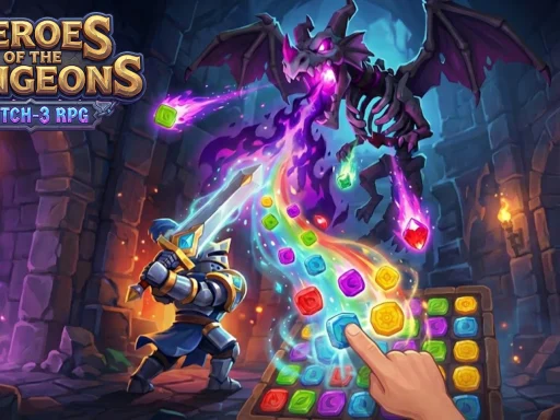 Heroes of the Dungeons: Match-3 RPG