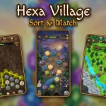 Hexa Village: Sort & Match